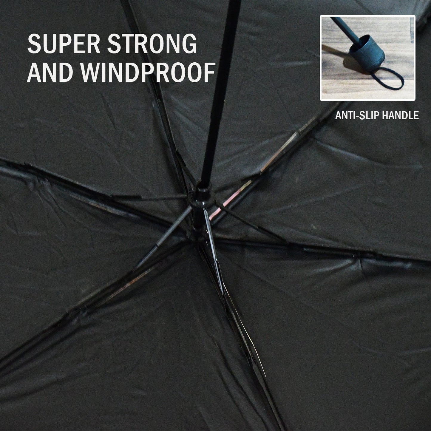 3-Fold Sun & Rain Protective Foldable Umbrella (1 Pc) Your Brand