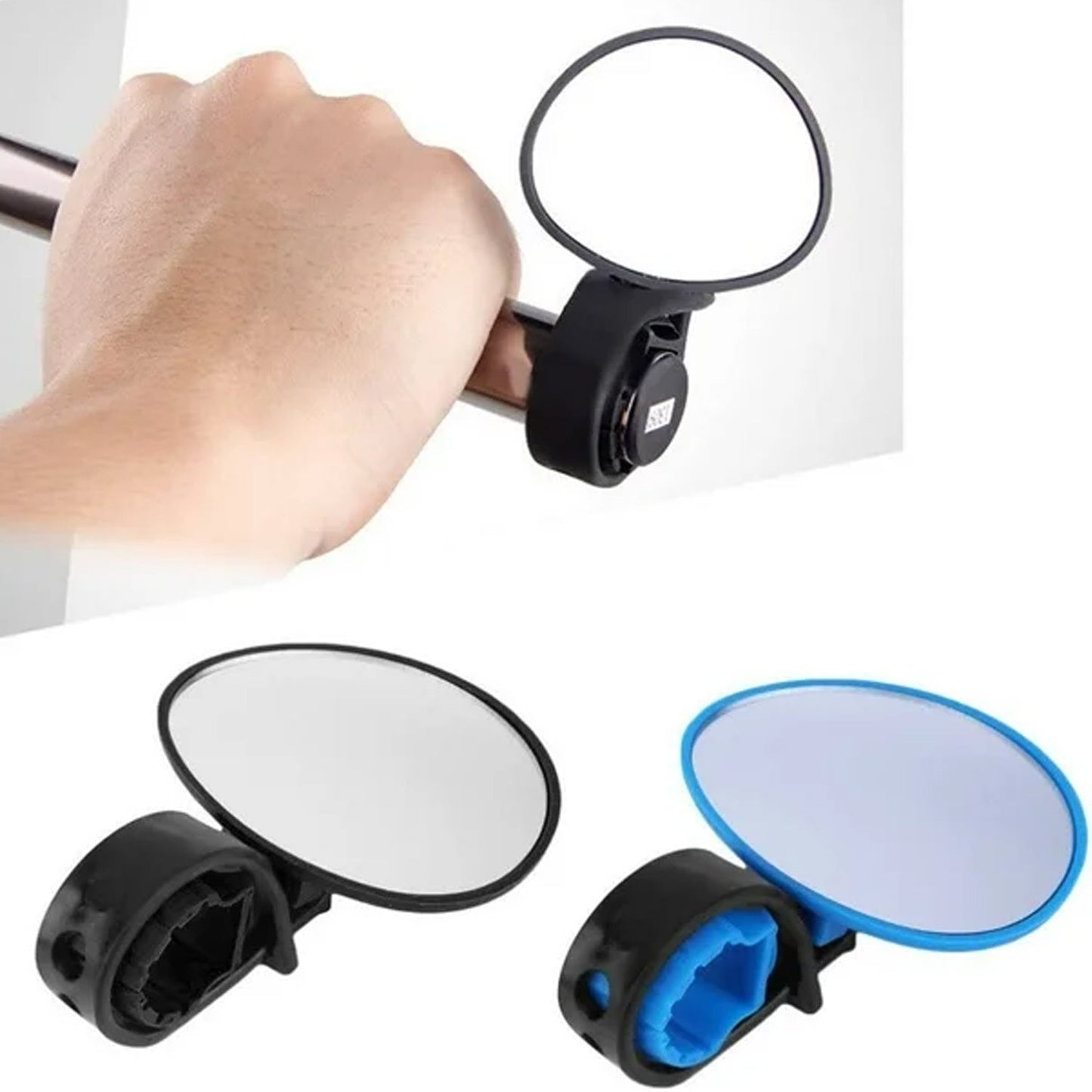 Bicycle 360 rotation Cycling Mirror Handlebar Rearview Mirror (1 Pc) Your Brand