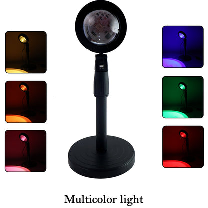 Multi Colors Sunset Lamp, Sunset Projection Lamp LED Night Lights