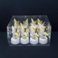 Decorative Star Shaped Flameless LED Candles (12 Pc)