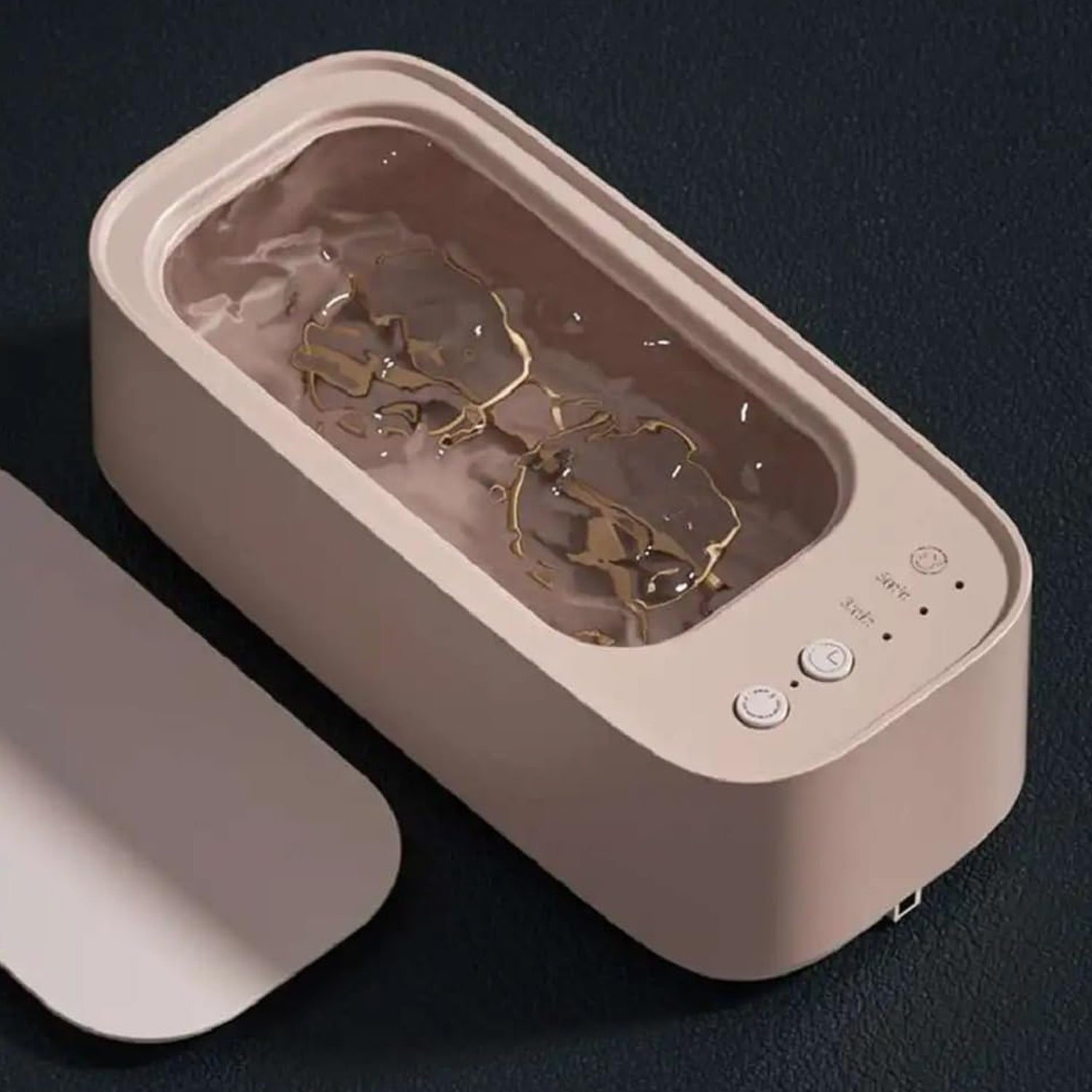Ultrasonic Jewelry, Cleaner, Ultrasonic Cleaning Machine, Portable Jewelry Cleaning Machine for Jewelry, Ring, Silver, Retainer, Glasses, Watches, Coins, High Frequency Vibration Machine google/ optical cleaner machine (USB Operated) Your Brand
