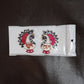 Decorative Peacock Design Shubh Labh Wall Hanging (2 Pc)