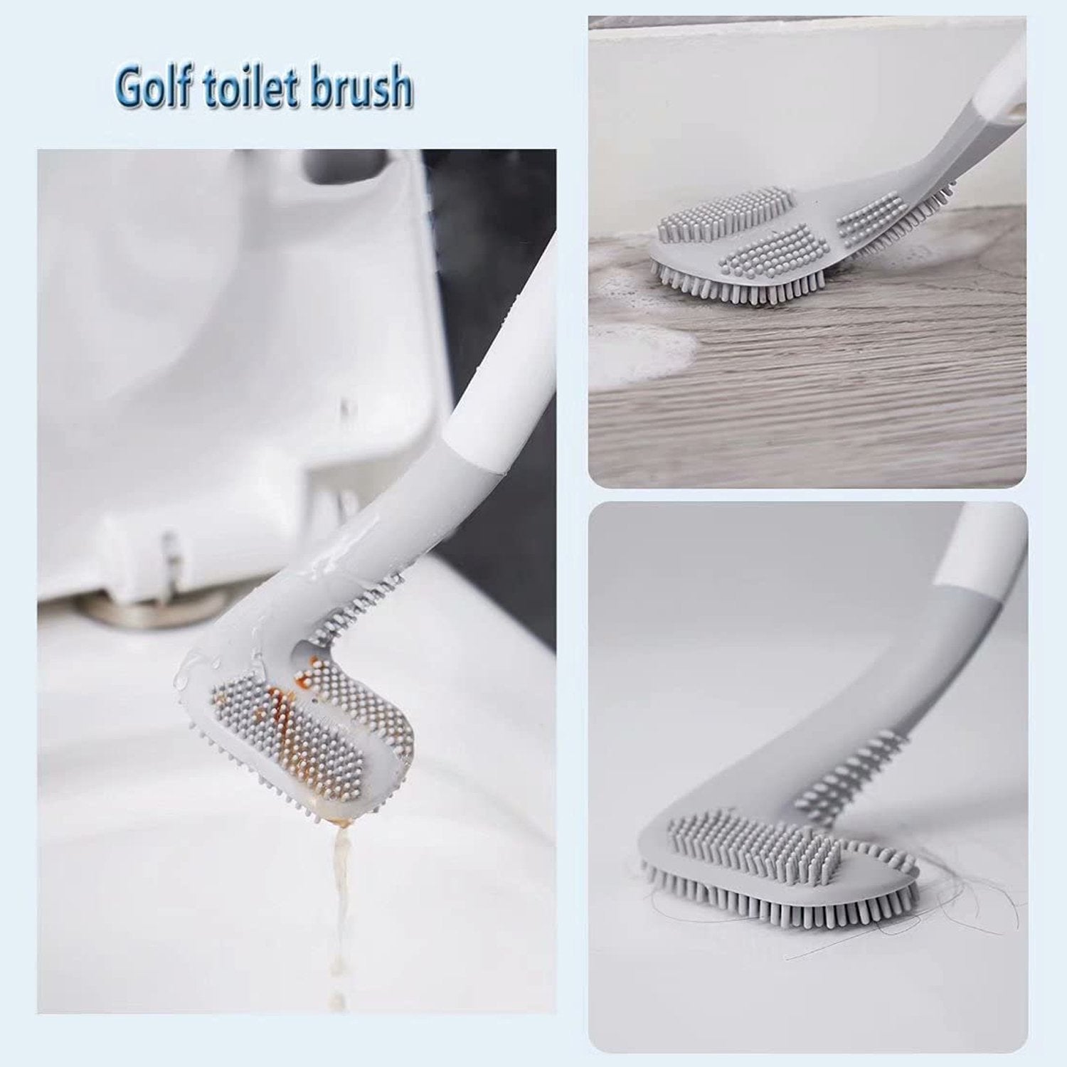 Golf Shape Toilet Cleaner Brush For Bathroom Use Your Brand