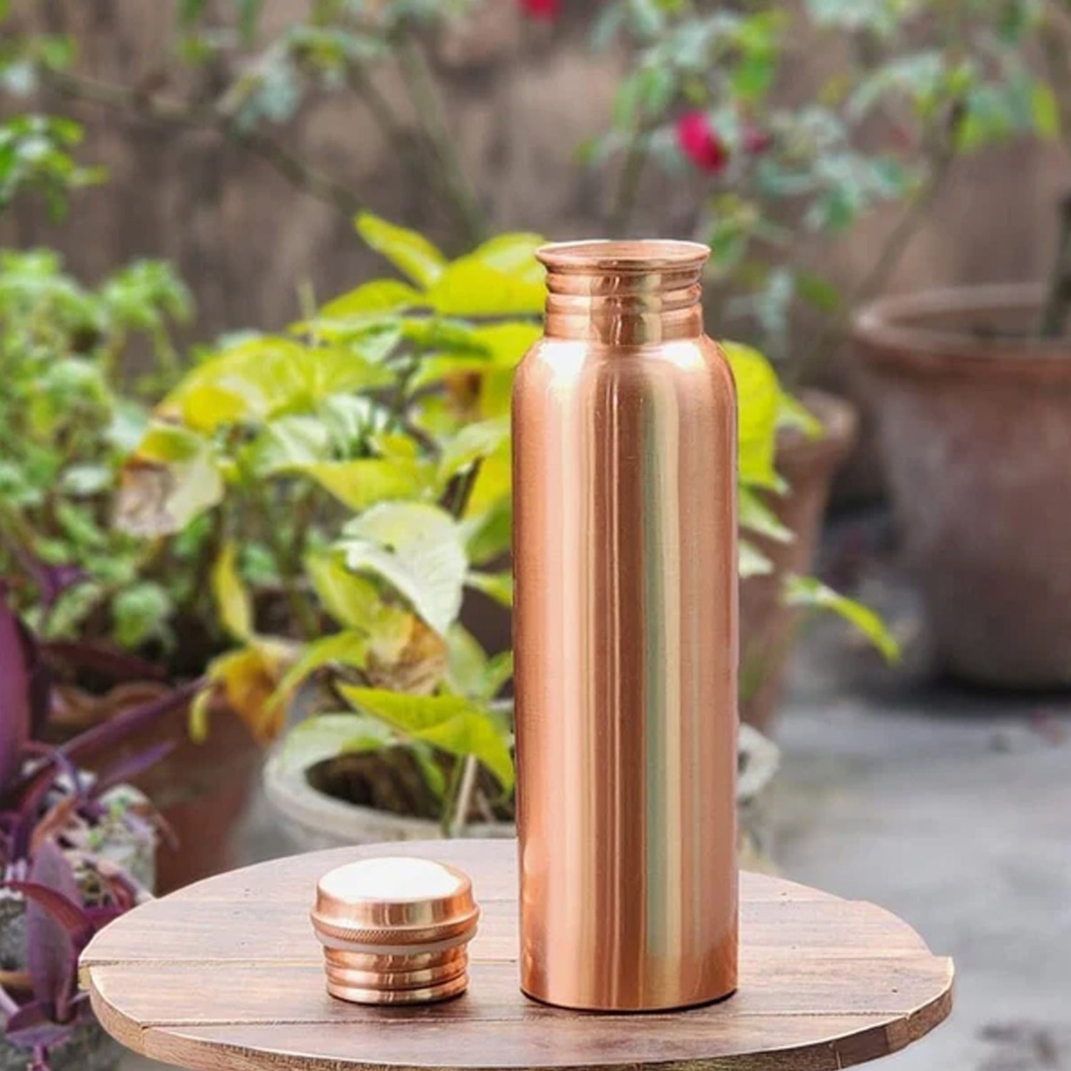 Copper Water Bottle 2 Glasses with Gift Box (3 Pcs Set) Your Brand