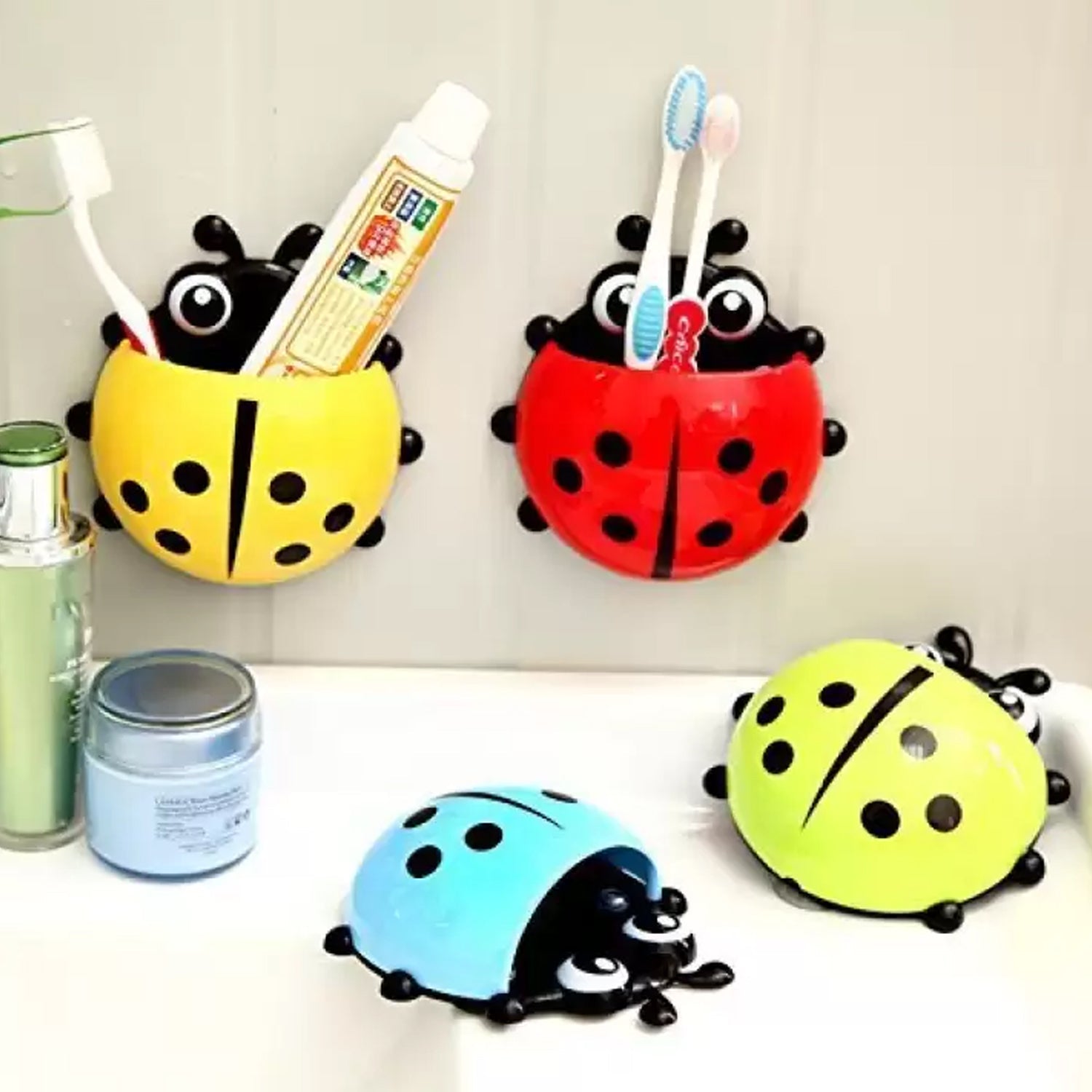 Ladybug Toothbrush Holder (1 Pc) Your Brand