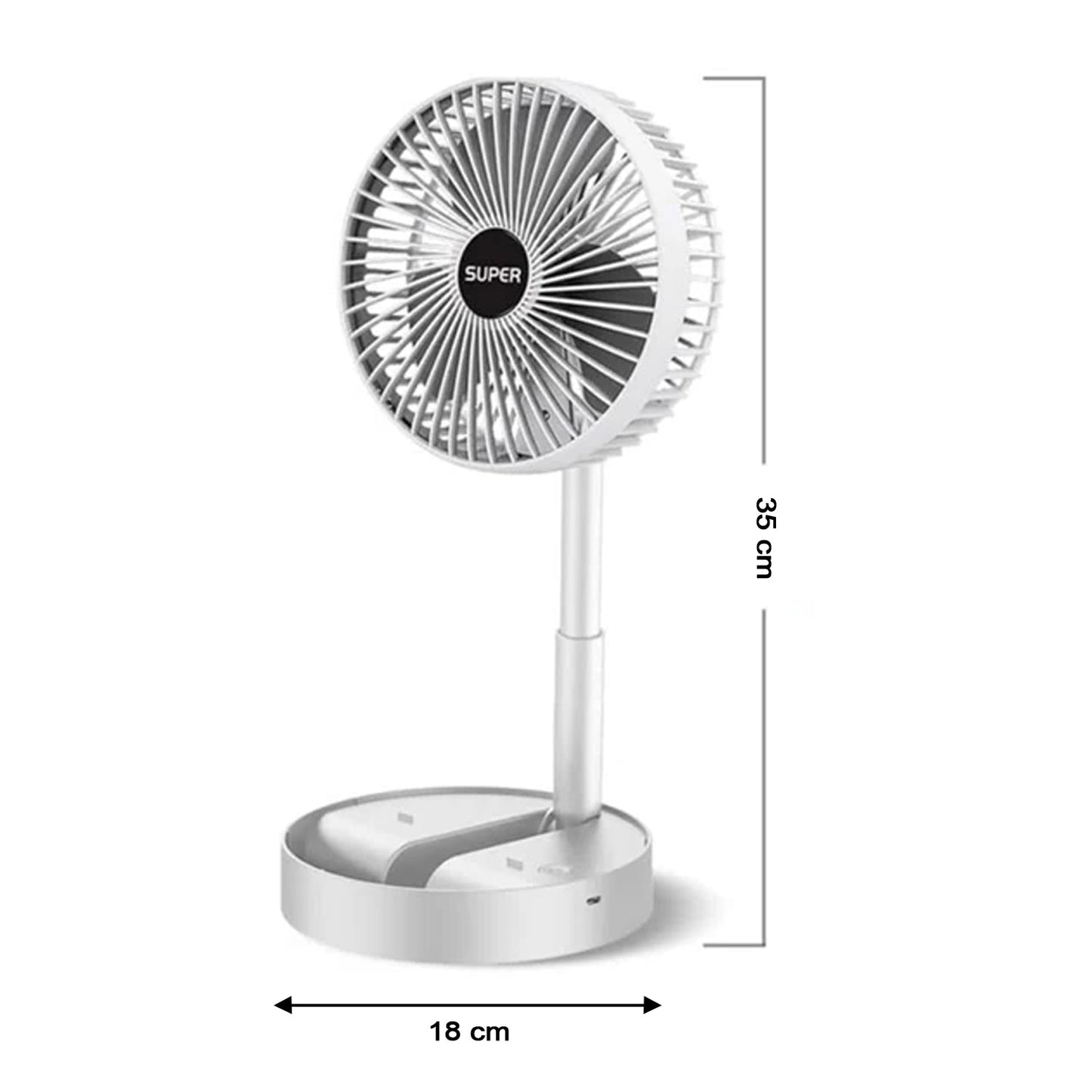 Portable Foldable Table Fan (1 Pc)