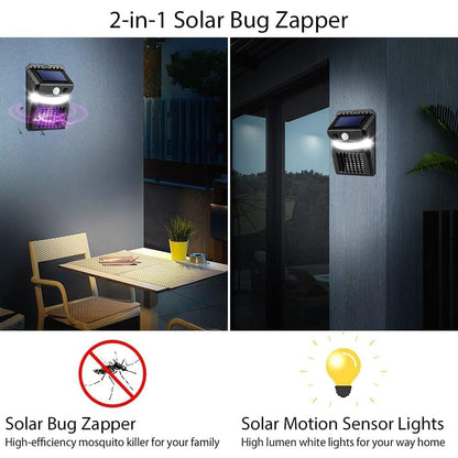 Bug Zapper Outdoor 2 in 1 Solar Mosquito Zapper Lamps (1 Pc) Your Brand
