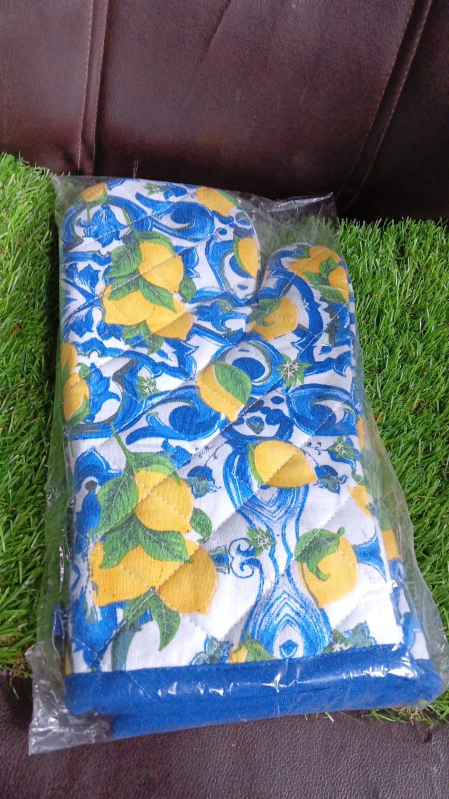 Lemon Oven Mitts Gloves (1 Pc / Big) Your Brand