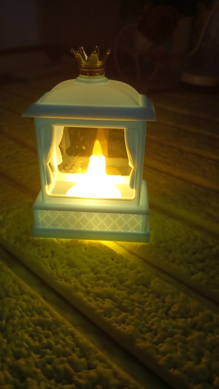 Acrylic Battery Operated Mini Square LED Lantern (1Pc) Your Brand