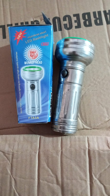 Nostalgic Flashlight,Flashlight Outdoor, Portable Nostalgic Simple Iron Outdoor Old-Fashioned Flashlight Your Brand