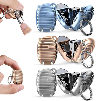 Keychain Nail Clipper  Small Nail Clippers Multicolor (1 Pc) Wukusy
