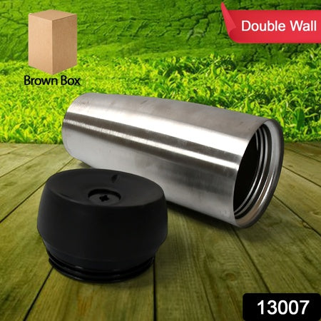 13007 Stainless Steel Vacuum Insulated Coffee Cups Double Walled Travel Mug Car Coffee Mug With Leak Proof Lid Reusable Thermal Cup For Hot Cold Drinks Coffee Tea (850ml Approx) Wukusy