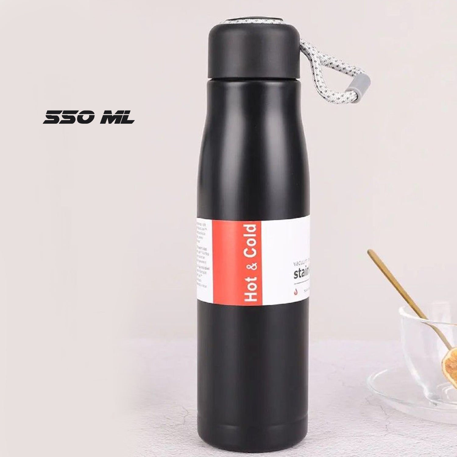 Double Wall Vacuum Insulated Water Bottle (550 ML) Your Brand