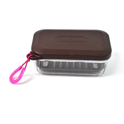 Bathroom & Travel Plastic Soap Box with Lid (1 Pc) Your Brand