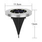 Solar Powered LED Garden Lights (4 Pc)