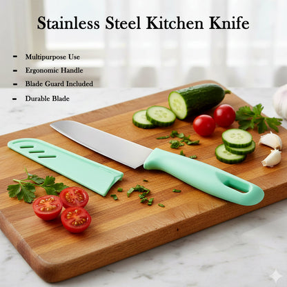 High-Quality Stainless Steel Kitchen Knife (1 Pc)