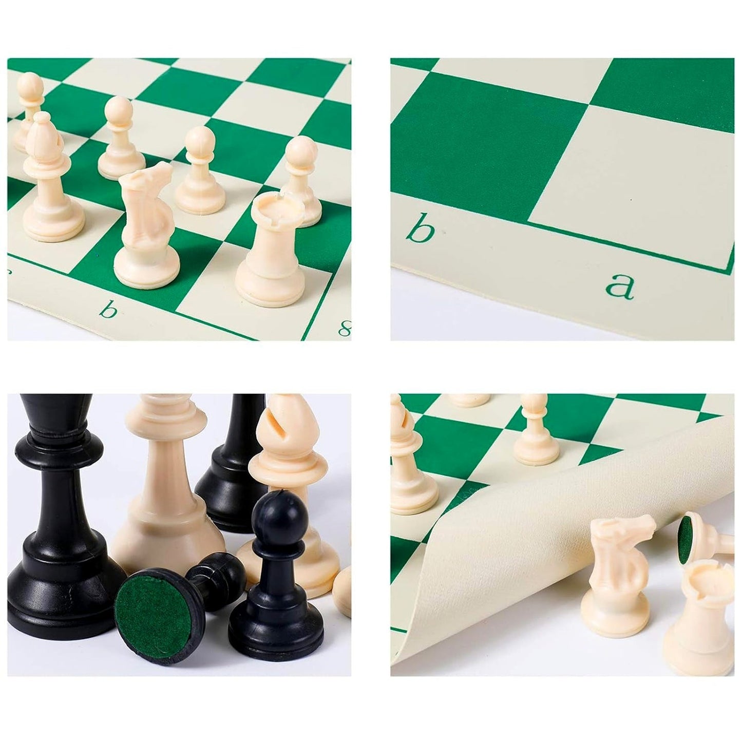Chess Set with Plastic Pieces