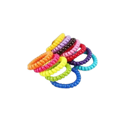Telephone Wire Hair bands Pack of 100 Pcs Your Brand