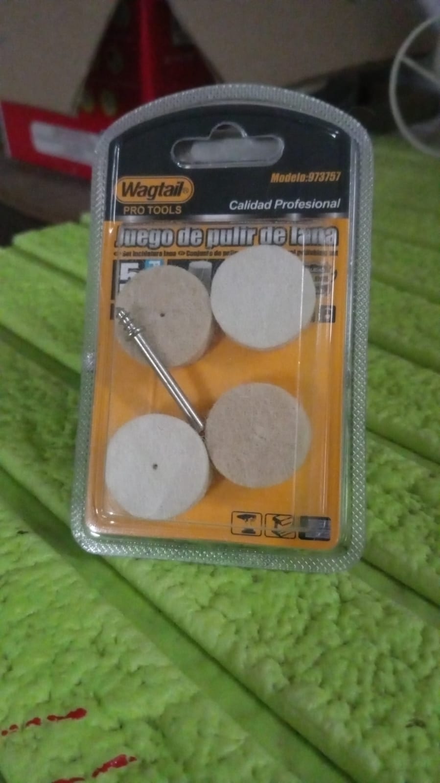Rotary Tool Accessory Wool Felt Polishing Pad Felt (5 Pcs Set) Your Brand