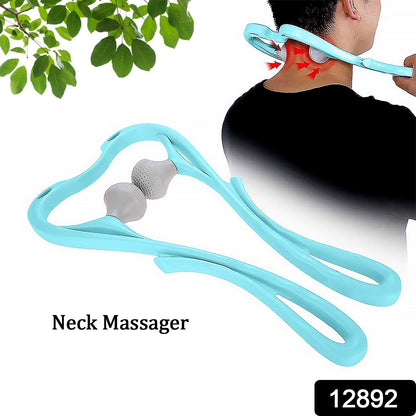 Neck Shoulder Massager, 33×18 cm Portable Relieving the Back for Men Relieving the Waist Women (1 Pc) Your Brand