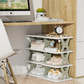 Foldable Shoe Rack (1 Pc, 6 Layers): Space-Saving, Entryway Storage