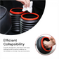 Foldable Storage Bucket , Water Container & Dustbin Multiuse Bucket For Home , Car & Kitchen Use Bucket