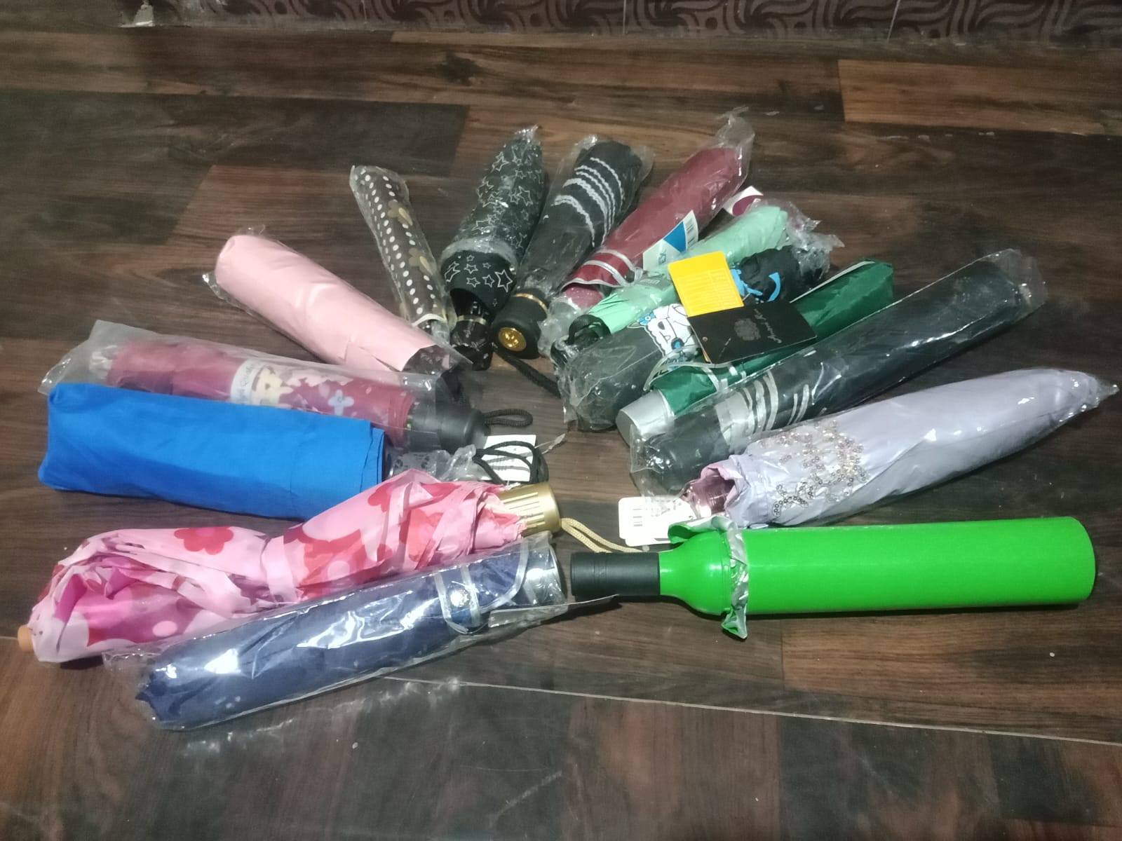 Umbrella Summer Sun and Rain Protection Foldable Cute Umbrella || UV Protection Rain Sun Umbrella || Travel Accessories || Umbrella for Children, Girls, and Boys (1 Pc / Mix Color / Design)  Your Brand