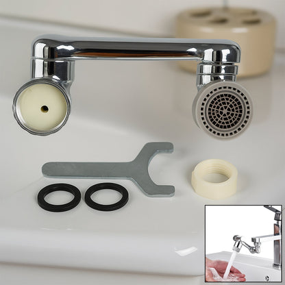 Splash Faucet Filter 180° Rotating Sprayer – Water-Saving Sink Aerator Extender