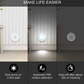 Round Shape 8 LED Motion Sensor Induction Led Light (1 Pc)