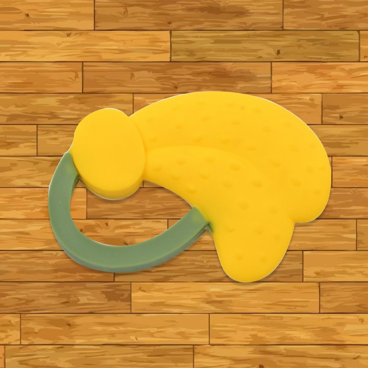 Soothe Baby's Gums: Safe & Fun Silicone Teether for Toddlers (3+ Months) Your Brand