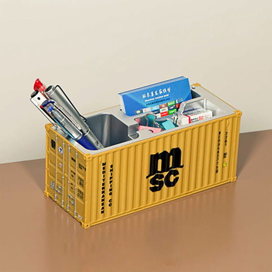 Shipping Container Pen Holder Shipping Container Model Pen Name Cardholder Simulated Container Model For Business Gift Your Brand