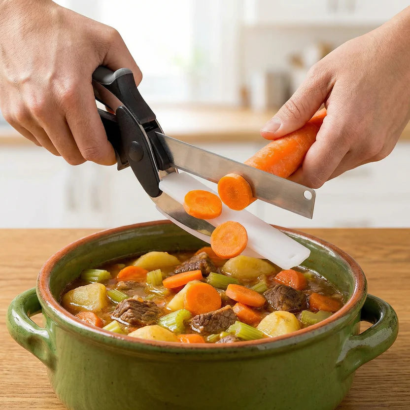 Clever Cutter 2-in-1 kitchen knife Dropdash