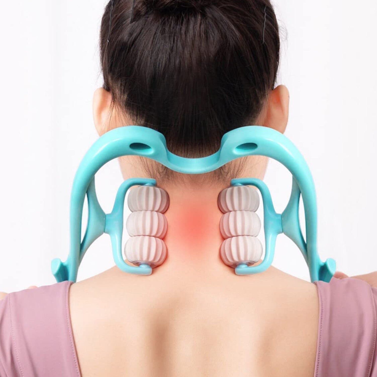 Neck & Shoulder Massager: Portable Relief for Back, Waist & More (1 Pc) Your Brand