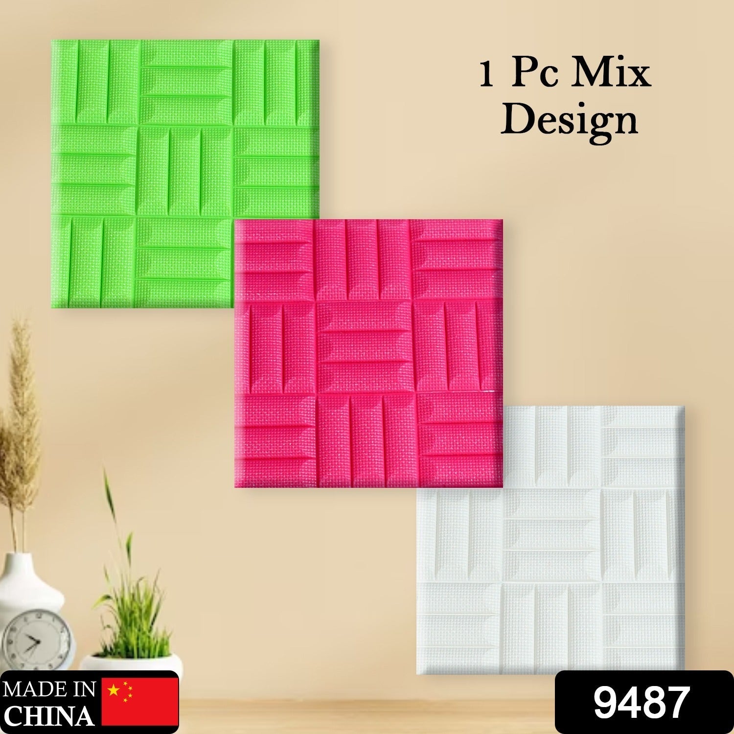 Design Wallpaper 3D Foam Wallpaper Sticker Panels I Ceiling Wallpaper For Living Room Bedroom I Furniture, Door I Foam Tiles Your Brand