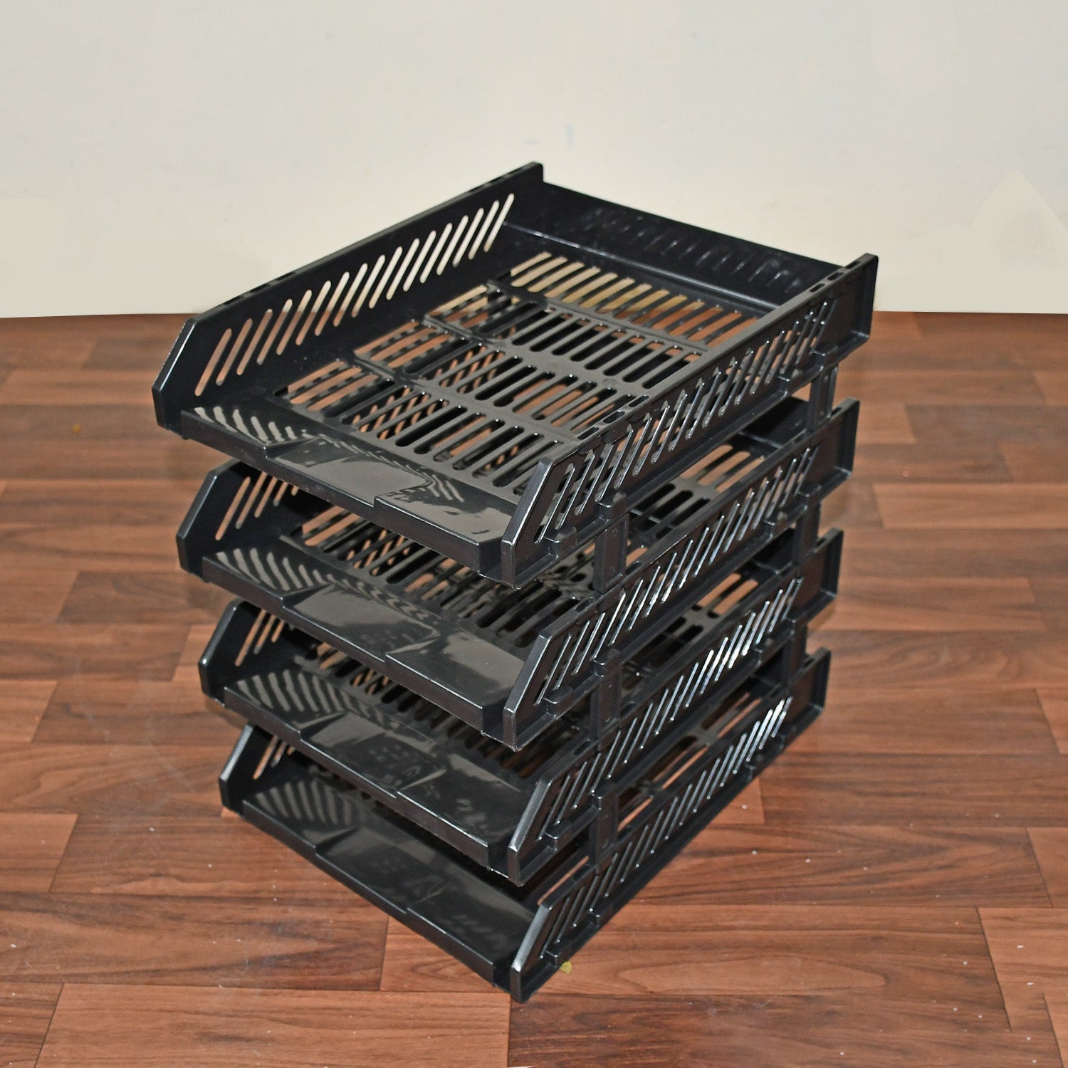 Multifunctional File Rack with Drawers: Desktop Storage for Office Supplies (4 Layers) Your Brand