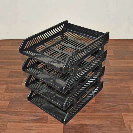 Multifunctional File Rack with Drawers: Desktop Storage for Office Supplies (4 Layers) Your Brand