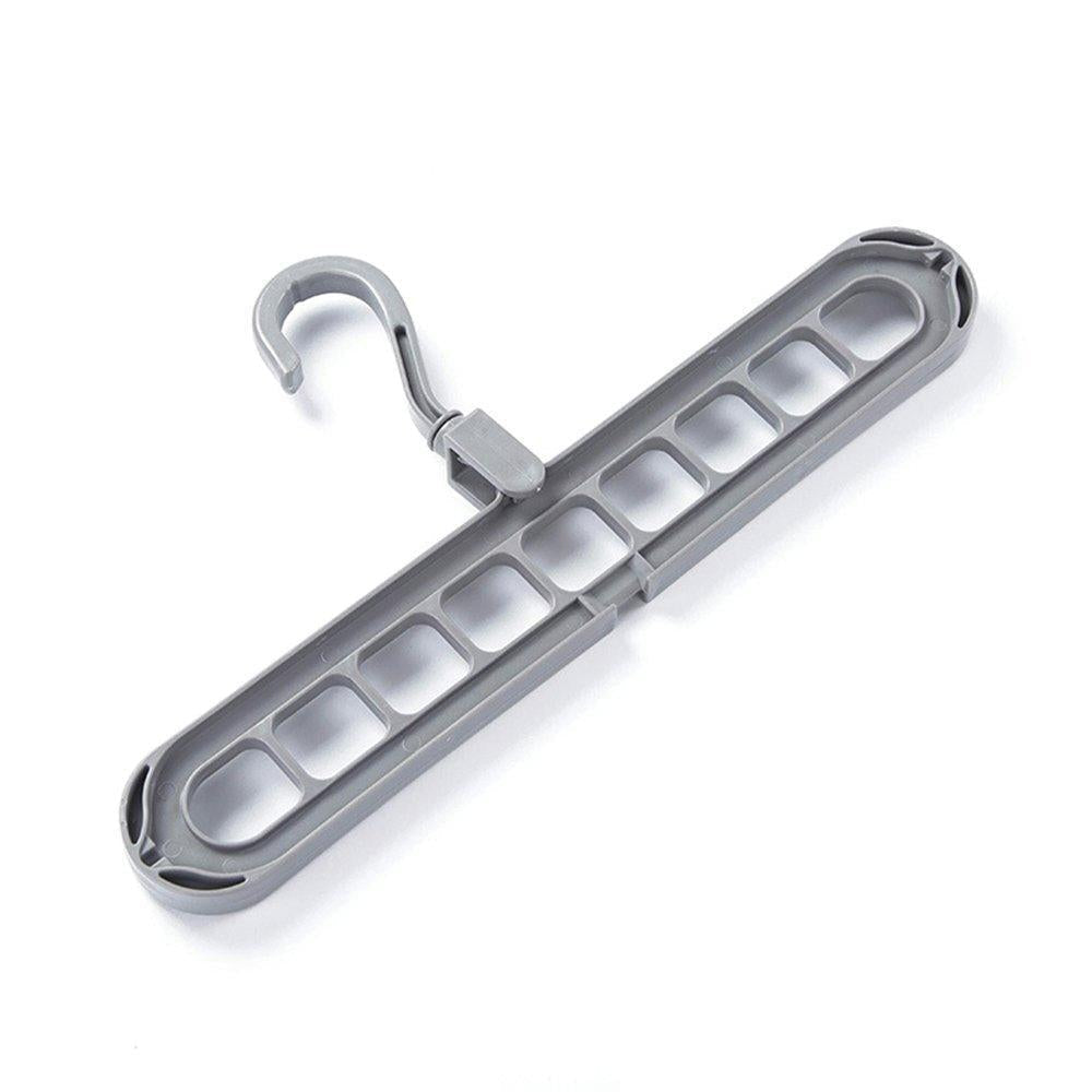 9 Hole Plastic Hanger Hanging hook Indoor Wardrobe Clothes Organization Storage Balcony Windowsill Suit Racks Your Brand
