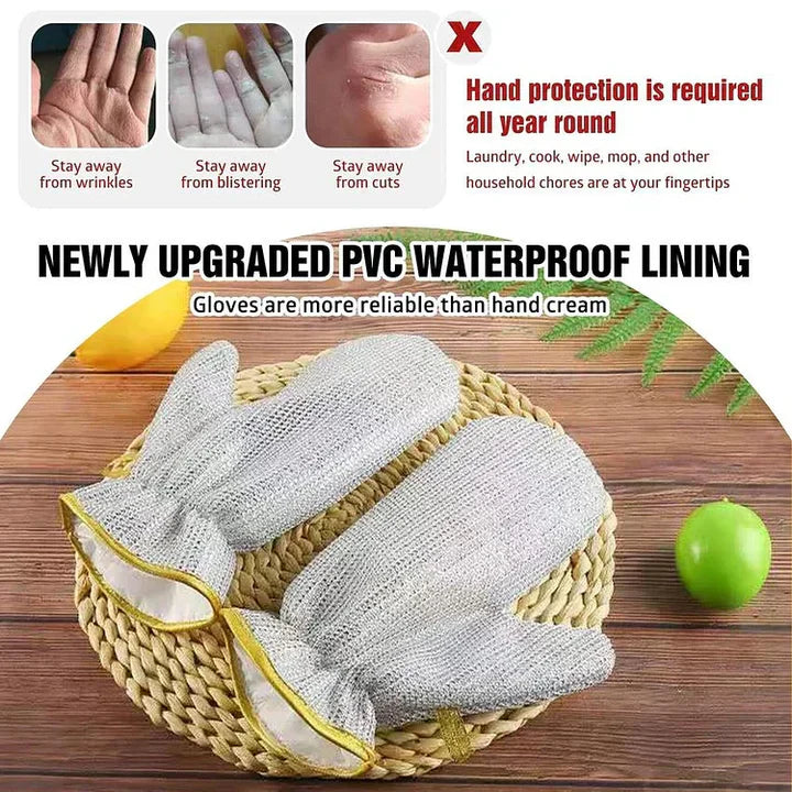 Water Proof Non-Scratch Dish Washing Wire Gloves