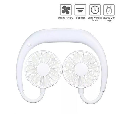 Hands-Free Wearable Neckband Fan Your Brand