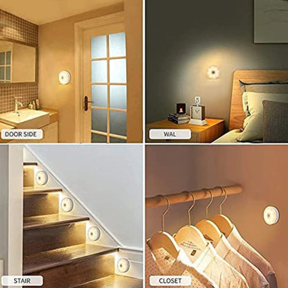 Round Shape 8 LED Motion Sensor Induction Led Light Your Brand