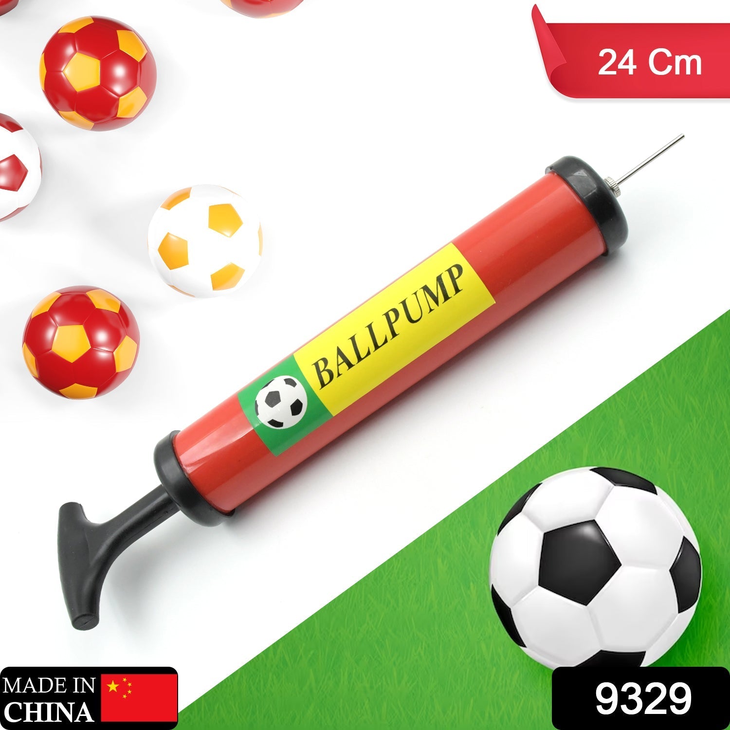 Plastic Pump for Inflating Balls (24CM) - Inflatable Ball Development Toy Your Brand