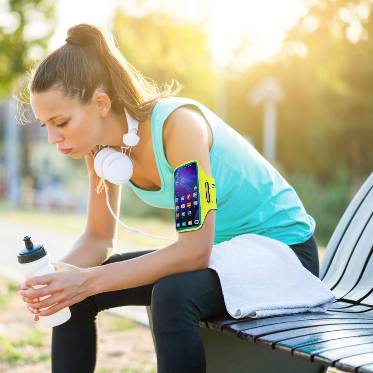 Sports Wrist Bag Running Arm Band Running Armband Phone Arm Pouch Case Cellphone Arm Band Phone Arm Case Holder Sports Phone Armbands Running Phone Holder (1 Pc) Your Brand
