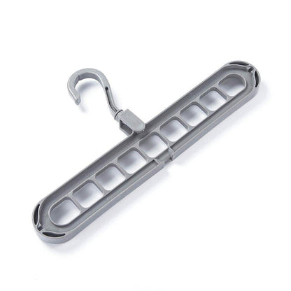 9 Hole Plastic Hanger Hanging hook Indoor Wardrobe Clothes Organization Storage Balcony Windowsill Suit Racks Your Brand