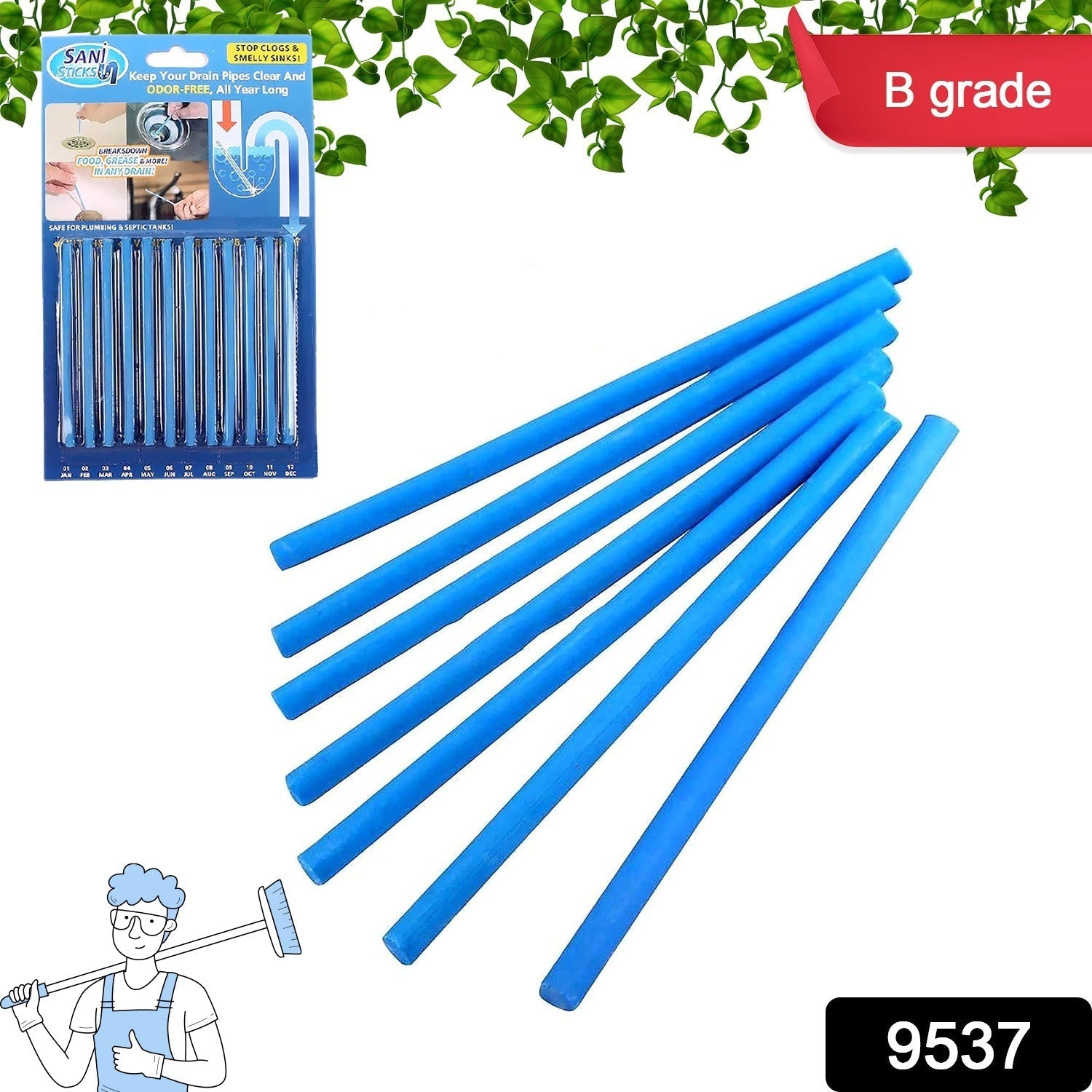 Sani Cleaning Sticks Keep Your Drains Pipes Clear Odor Home Cleaning Your Brand
