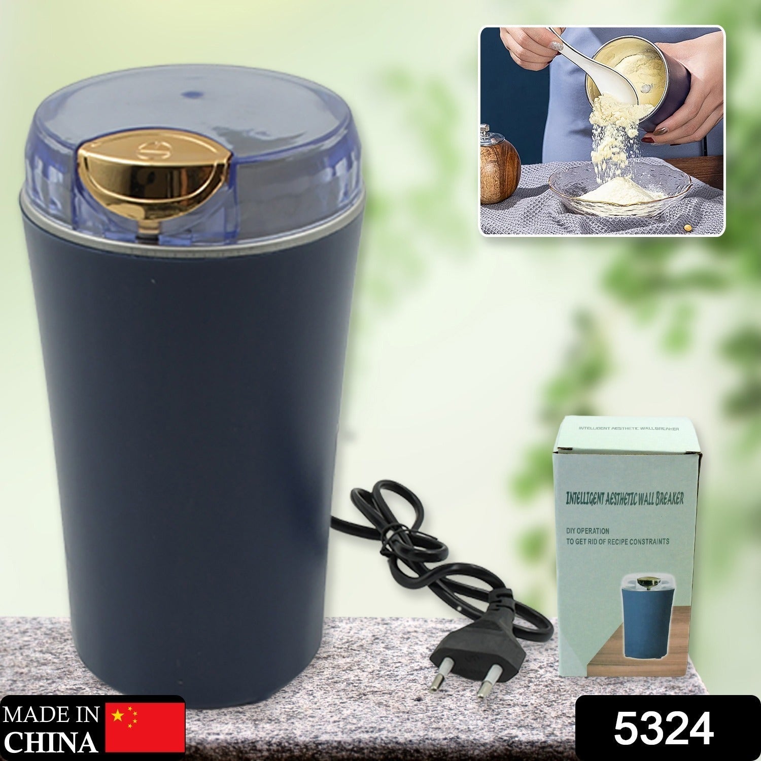 Portable 4-Blade Mini Grinder & Blender for Home & Office Your Brand