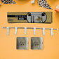 Stainless Steel Utensil Hanger Rail Nail Free Wall Mount