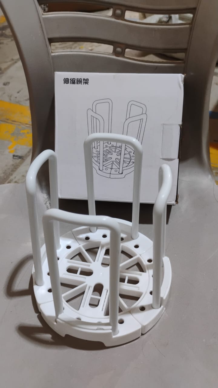 Plastic Bowl Holder Bowl Organizer Drain Rack (1 Pc) Your Brand