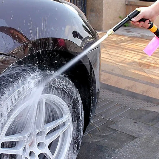9148 Plastic Body Metal Trigger  Brass Nozzle Water Spray Gun For Water Pipe  Non-slip  Comfortable Grip  Multiple Spray Modes  Ideal Pipe Nozzle For Car Wash Gardening Other Uses Wukusy