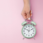 Small Twin-Bell Analog Alarm Clock - (1 Pc)