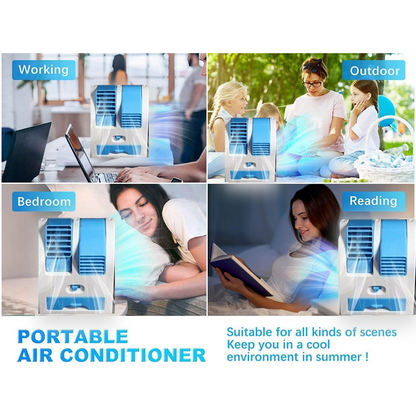 Dual Bladeless Mini Air Conditioner